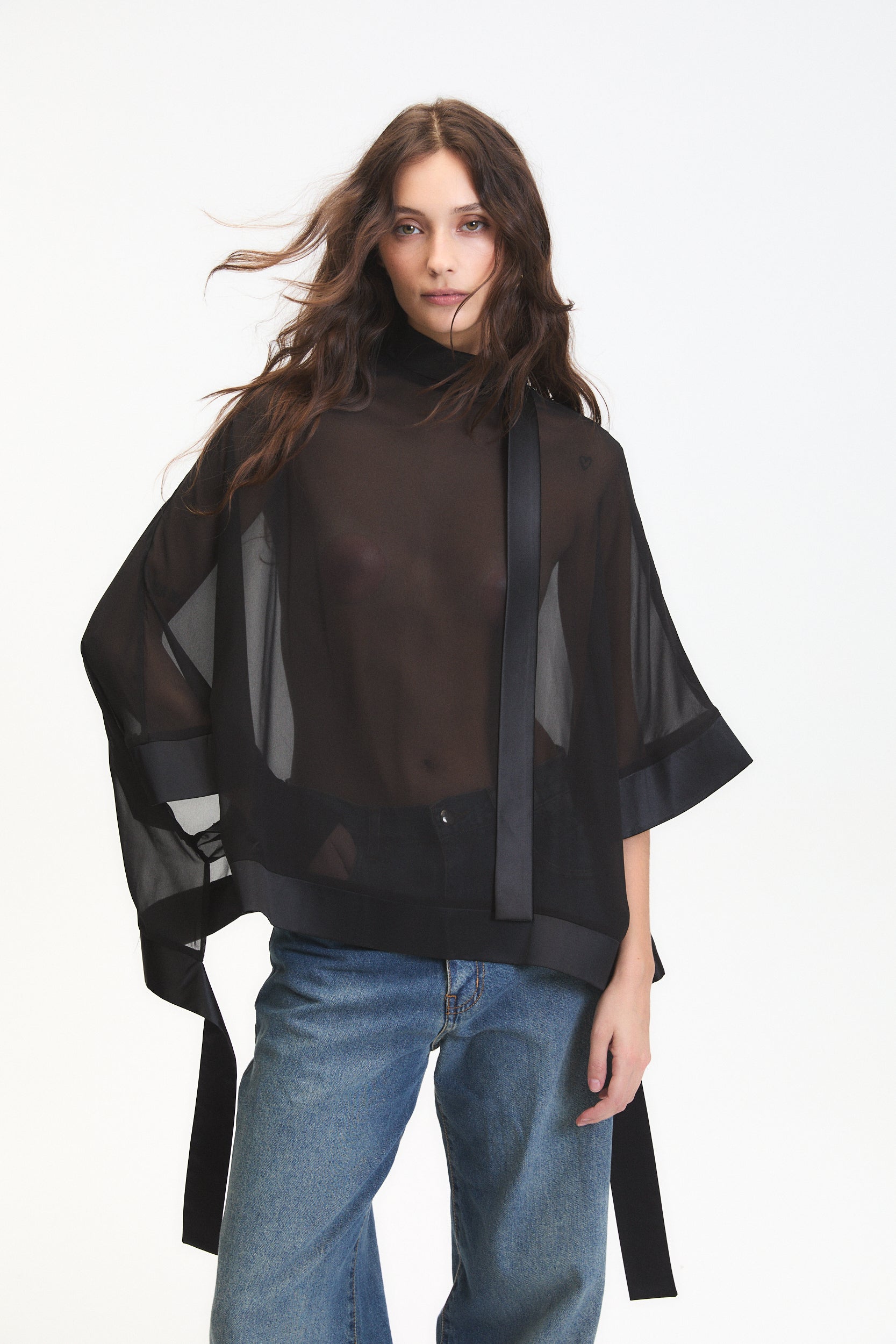 CARTER SHEER BLOUSE