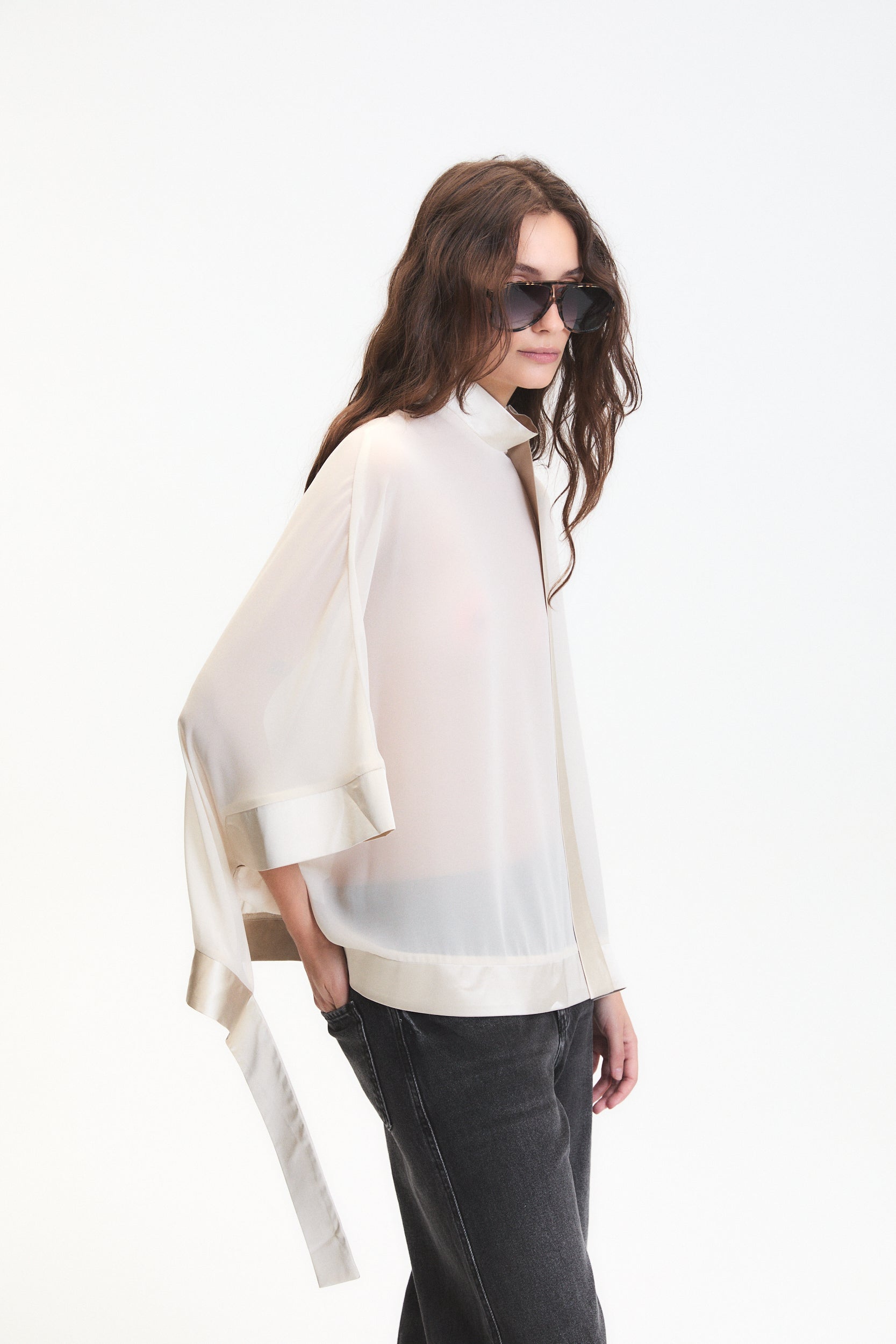 CARTER SHEER BLOUSE