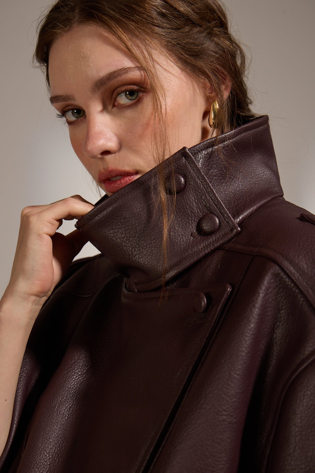MISTI VEGAN LEATHER JACKET