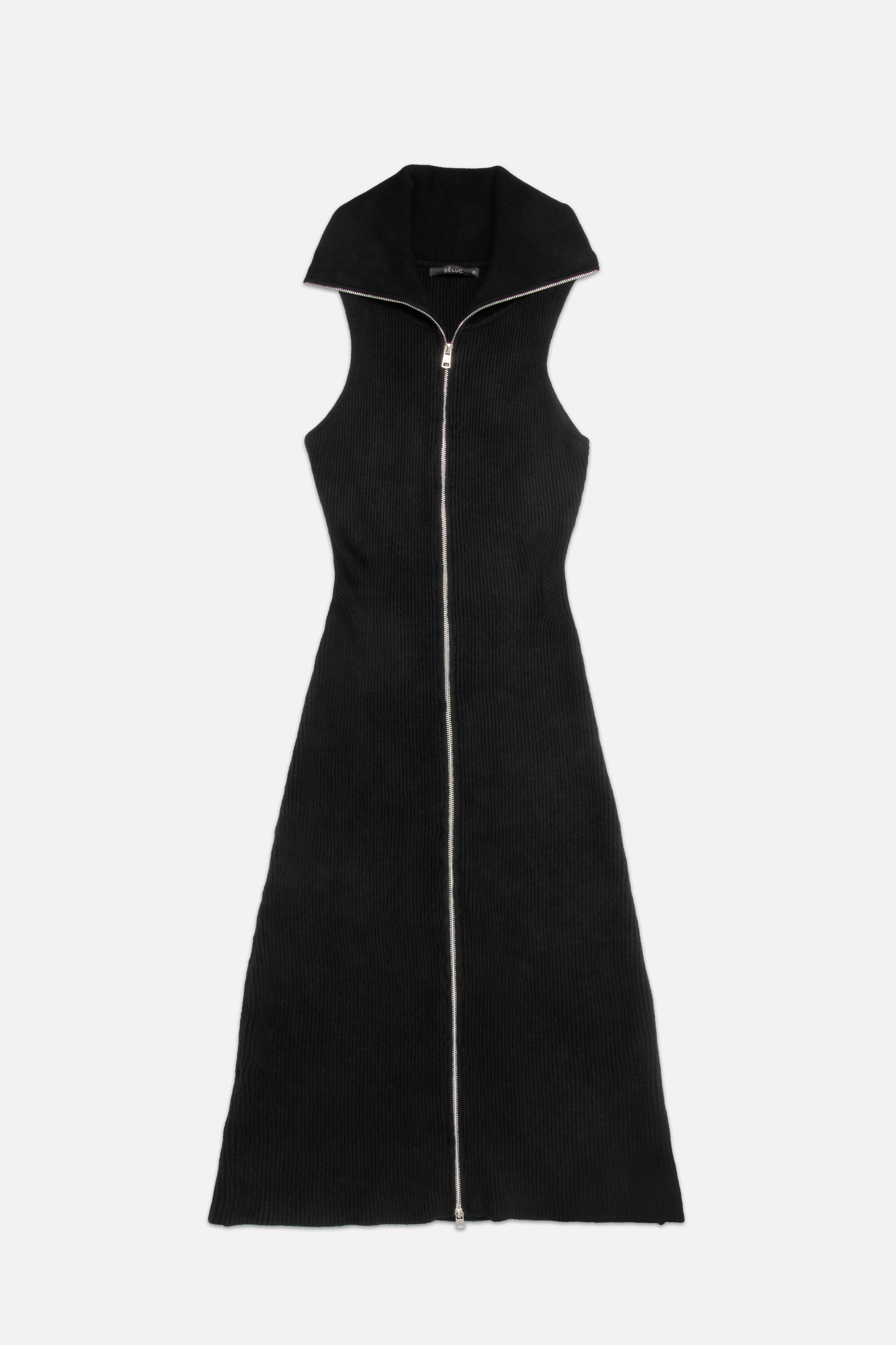 PAUL ZIP UP KNIT DRESS