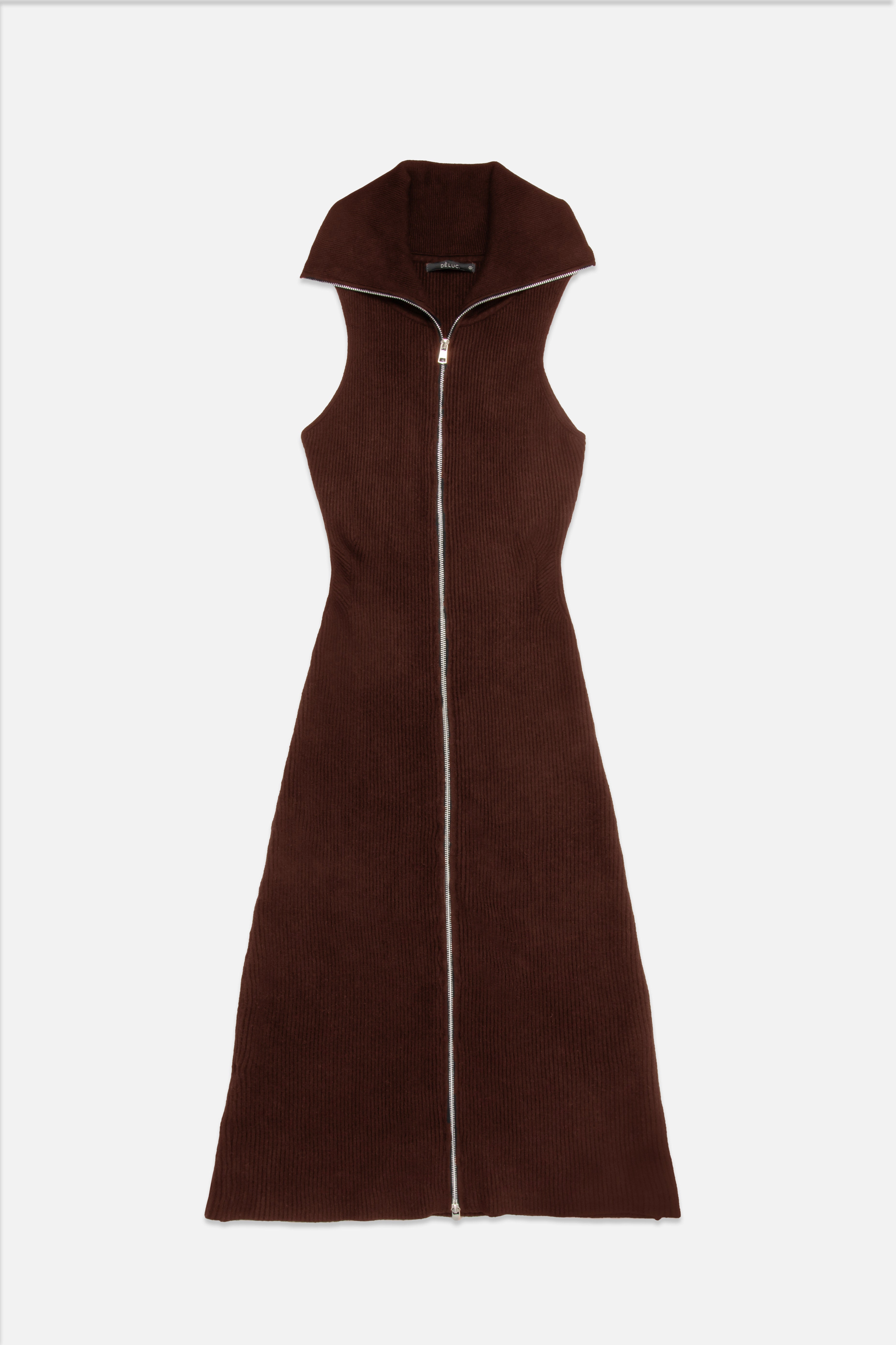 PAUL ZIP UP KNIT DRESS