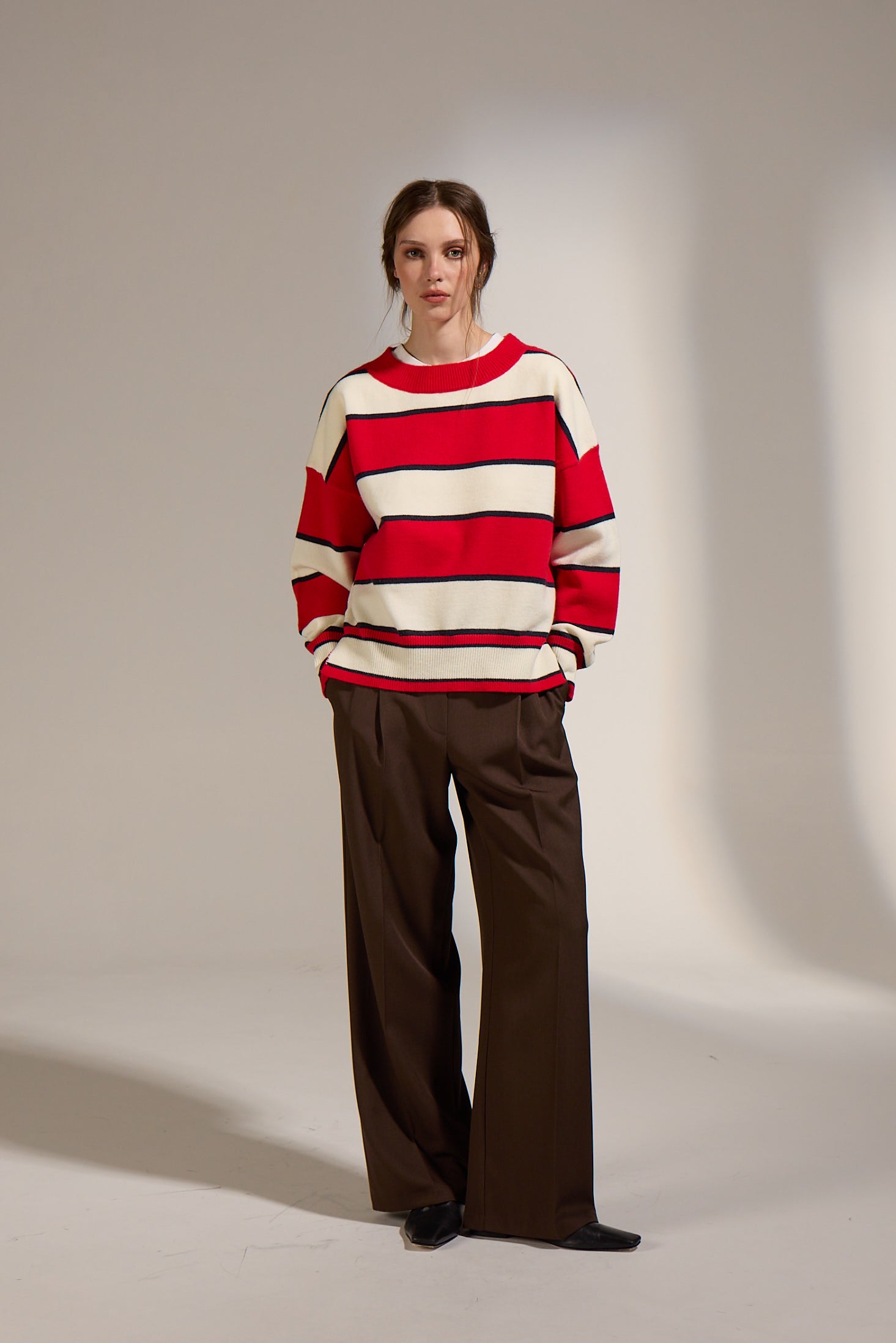 OSSA STRIPED SWEATER