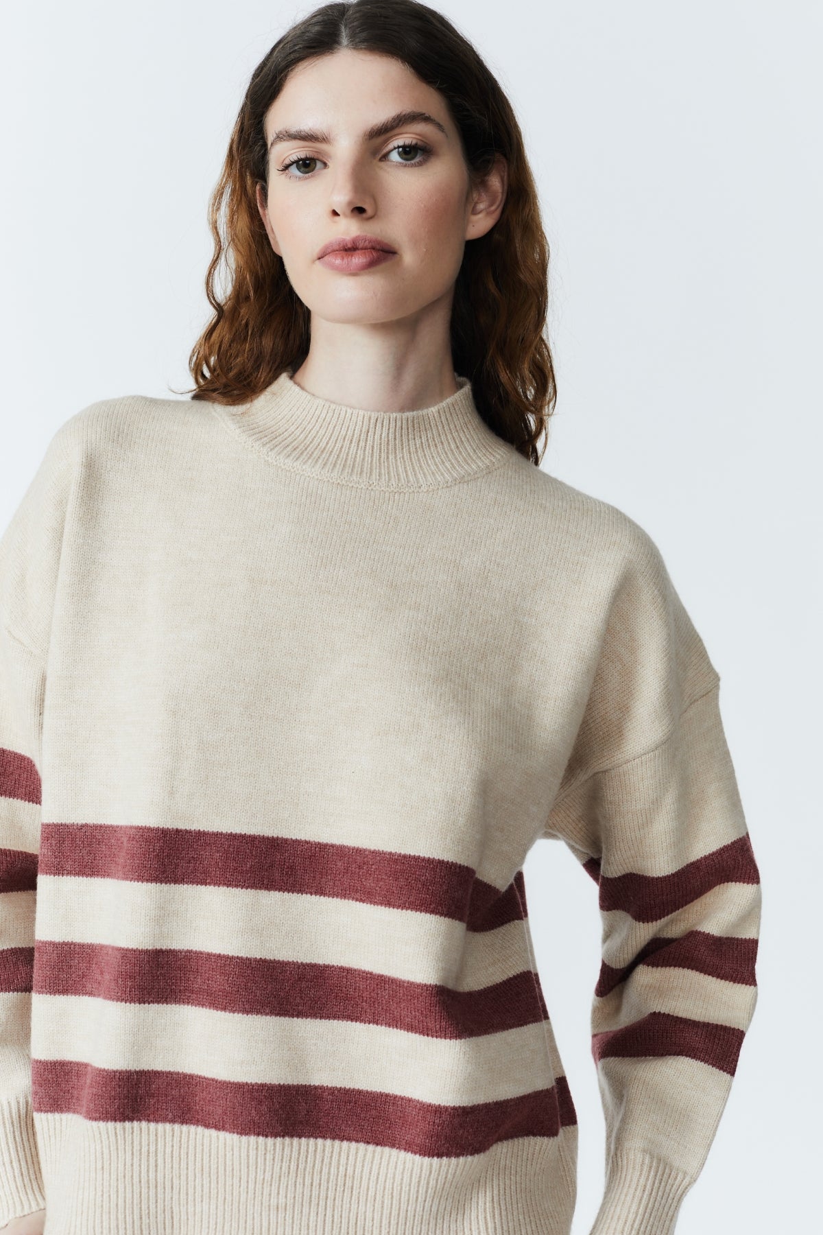 ATOMS STRIPED SWEATER