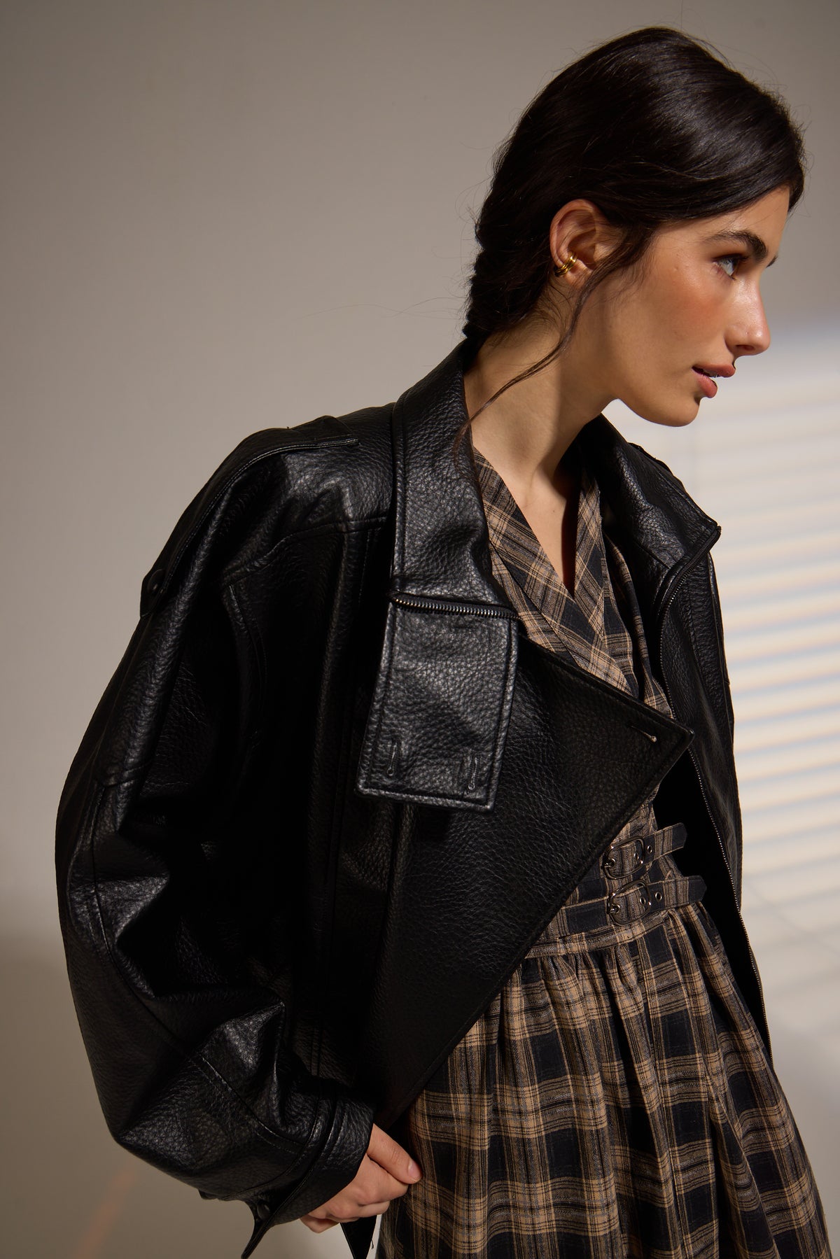 MISTI VEGAN LEATHER JACKET