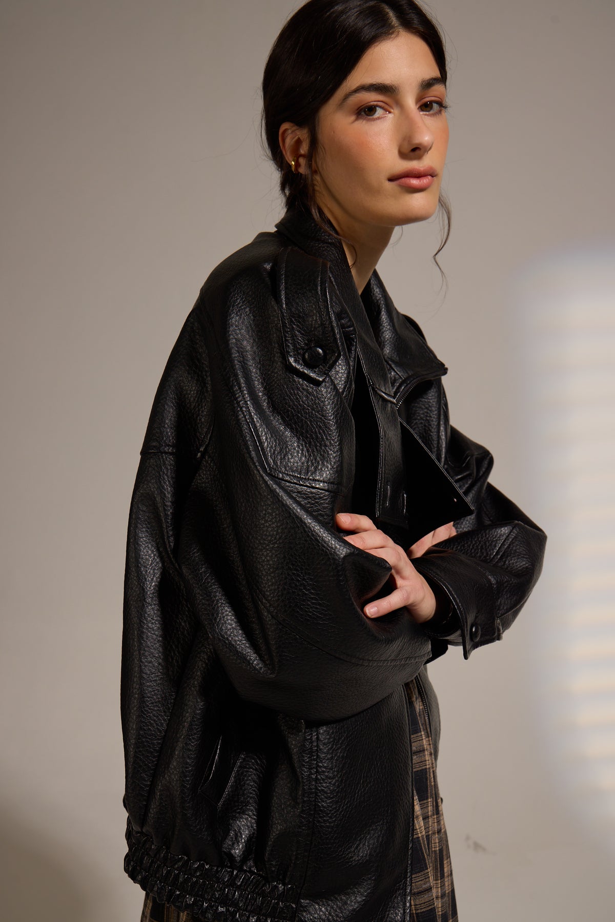 MISTI VEGAN LEATHER JACKET