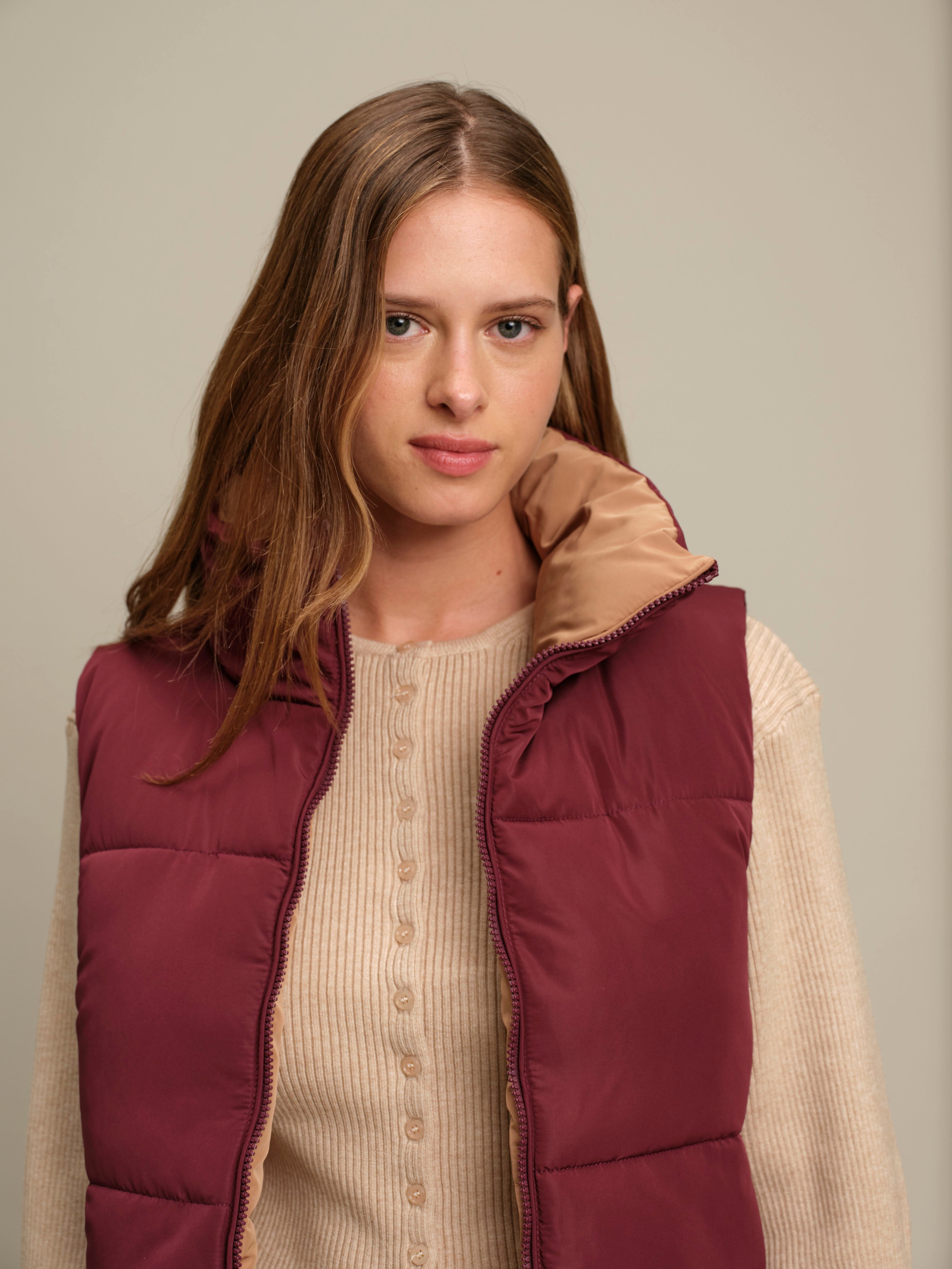 KANSAS REVERSIBLE PUFFER GILET