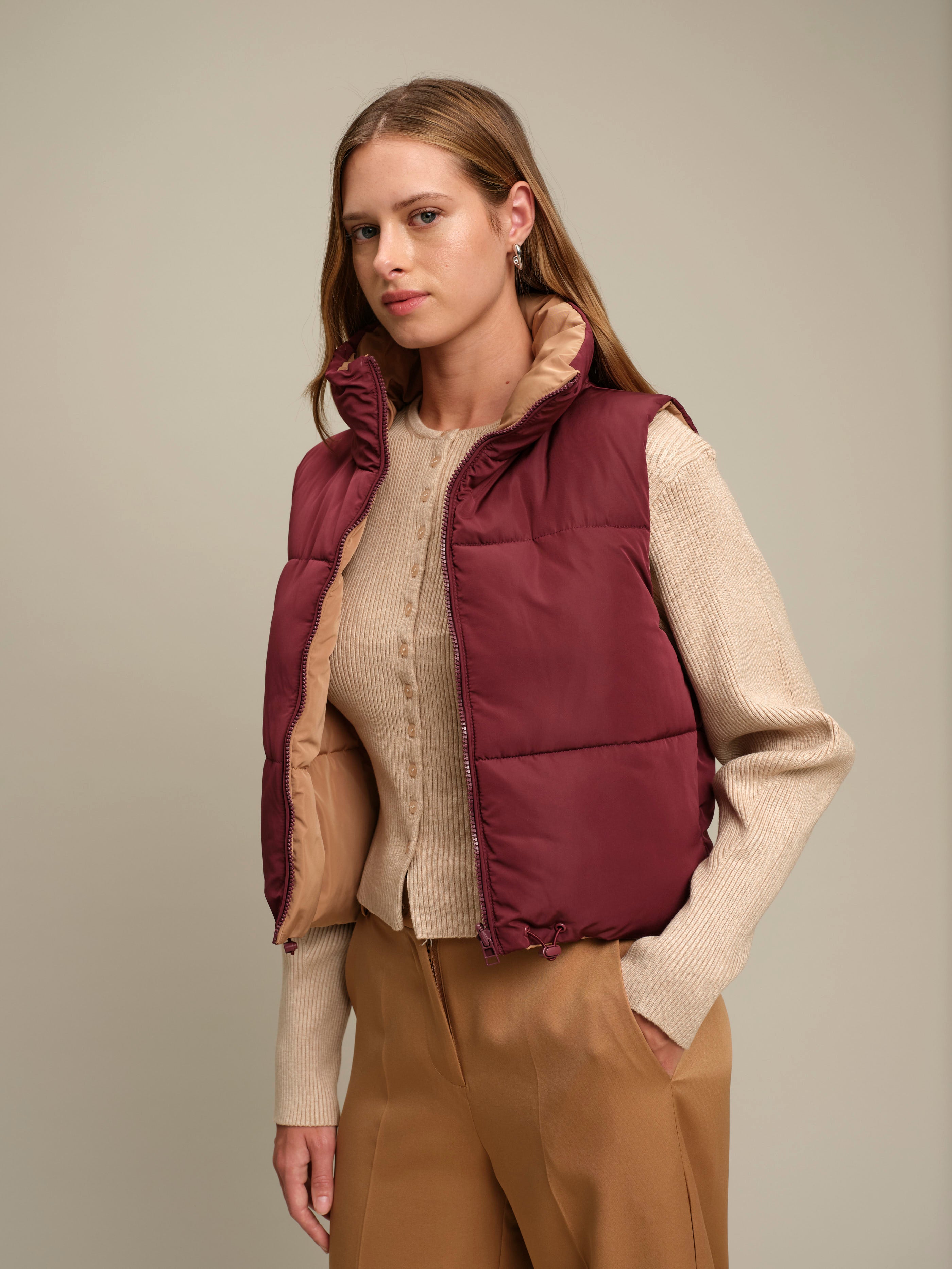 KANSAS REVERSIBLE PUFFER GILET