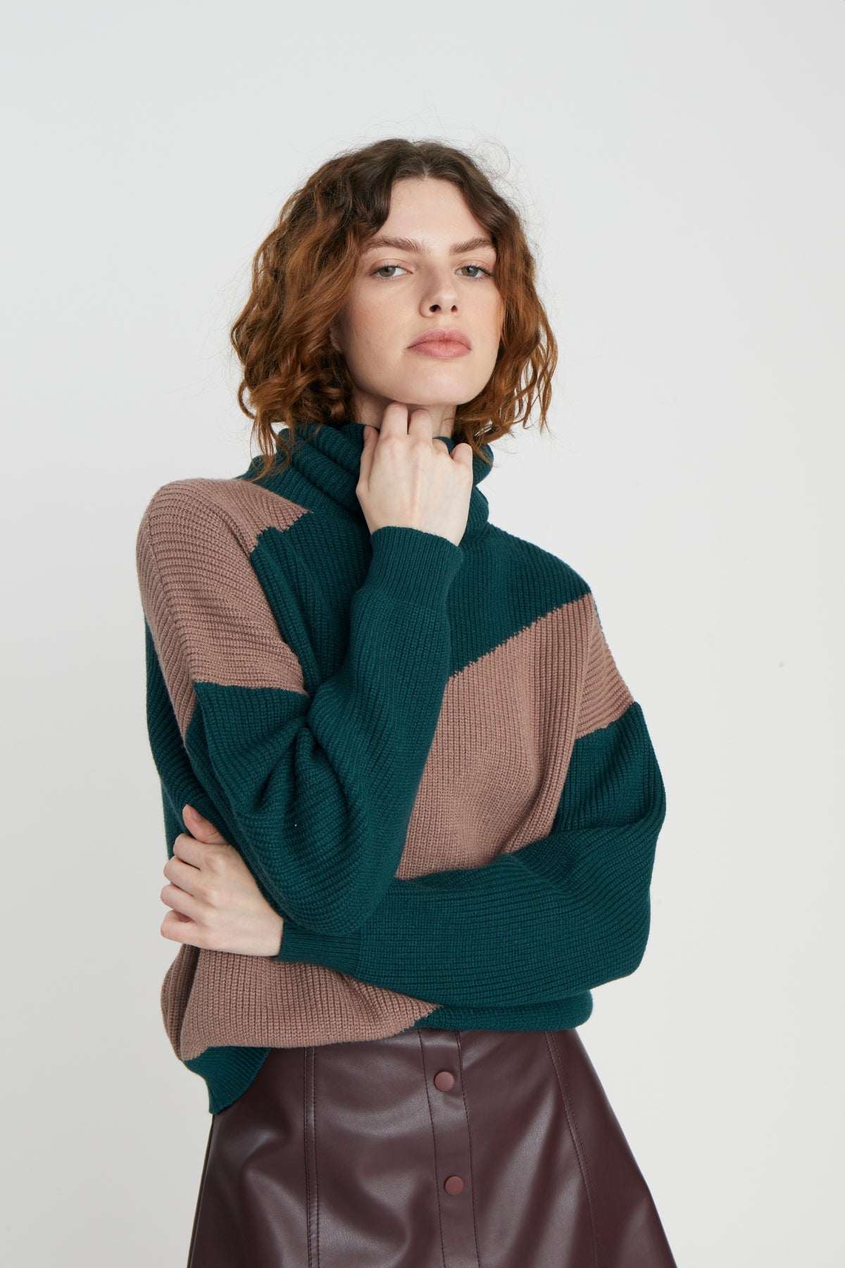 STOOGES COLOR BLOCK SWEATER