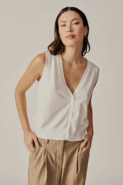 新品★DEMYLEE Elu V Neck Vest ベスト ロンハーマン 中古・古着通販】Ron Herman (ロンハーマン) DEMYLEE (デミリー