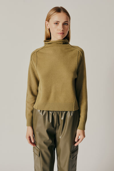 トップス 21AW Edwina Horl Mock Neck Sweater Edwina Hoerl エドウィナホール MOCK NECK SWEATER SARTRE [21A