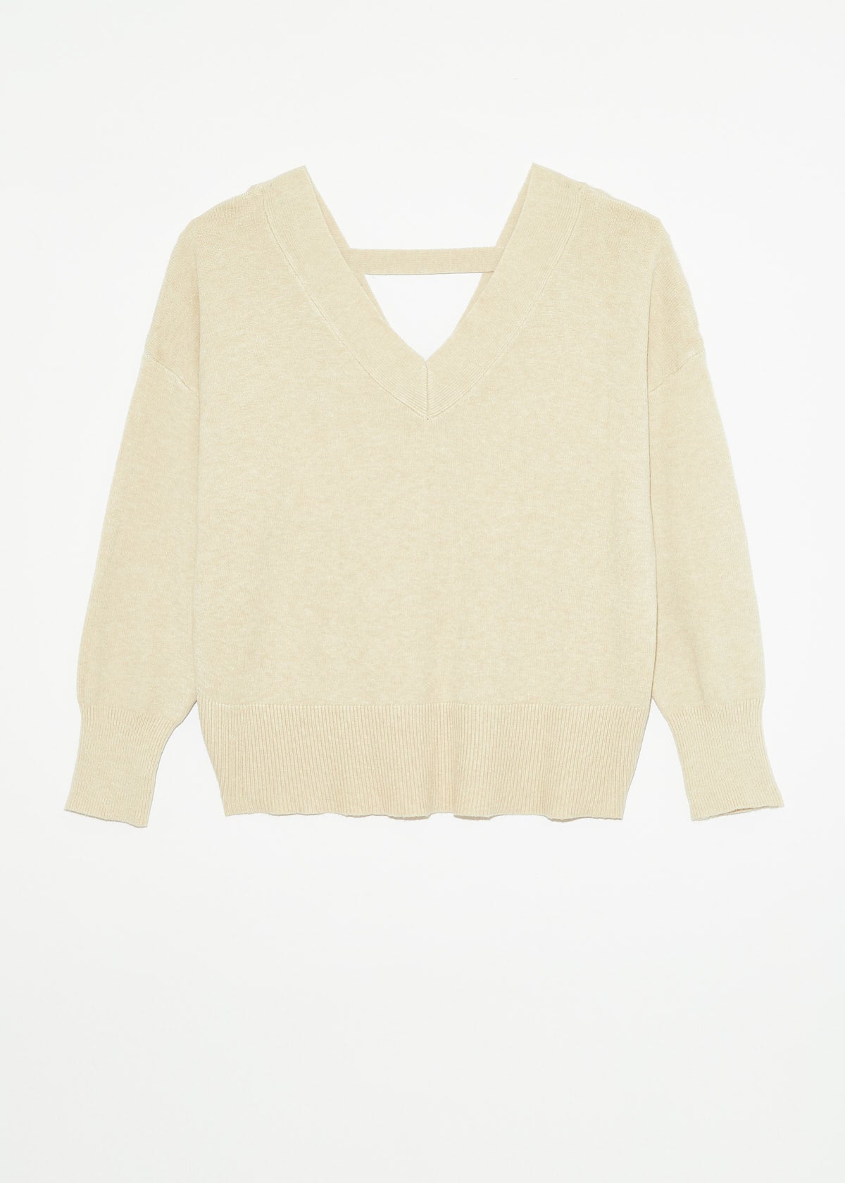 BLOSSOM OPEN BACK SWEATER