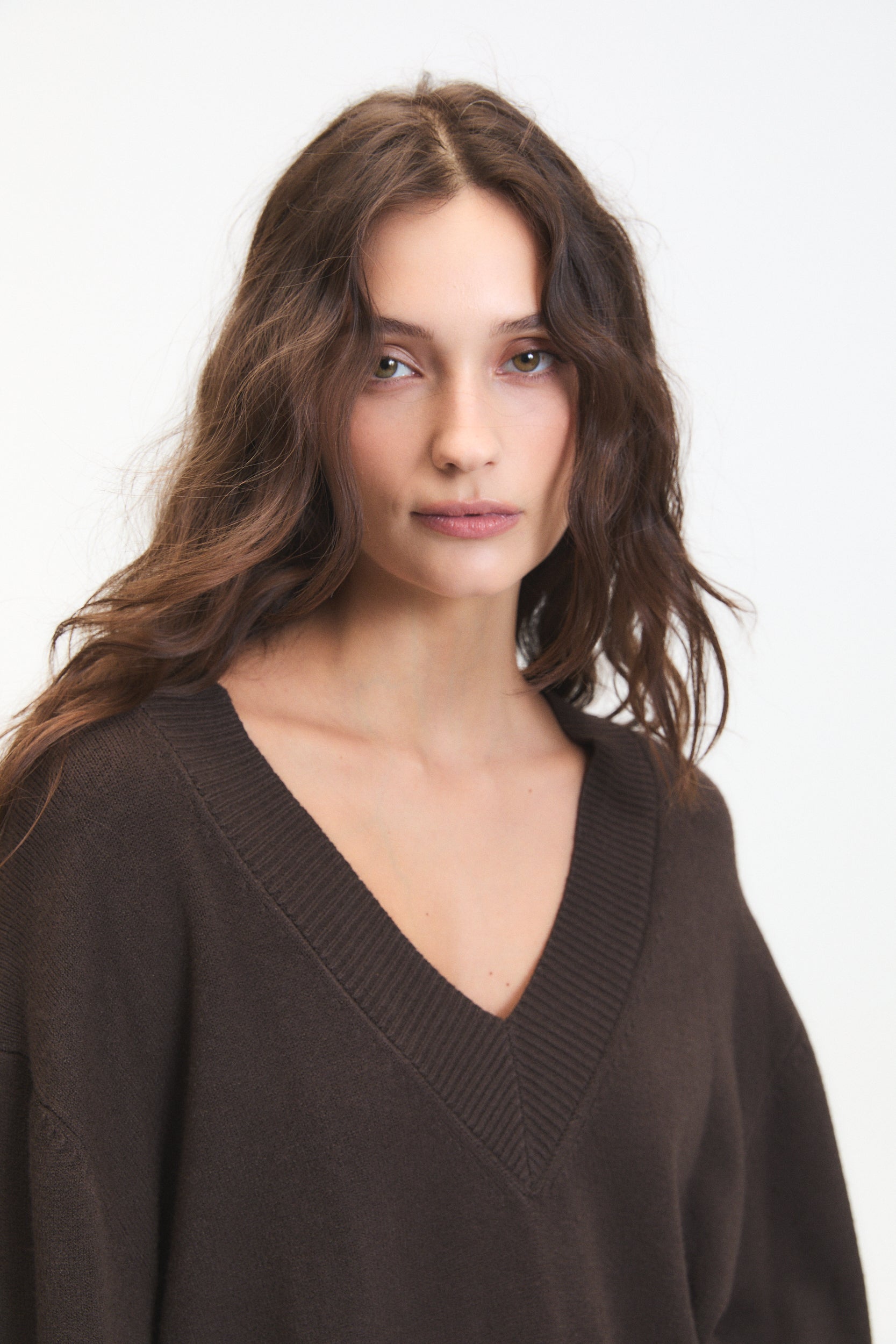 ASCLEPIAS V NECK SWEATER