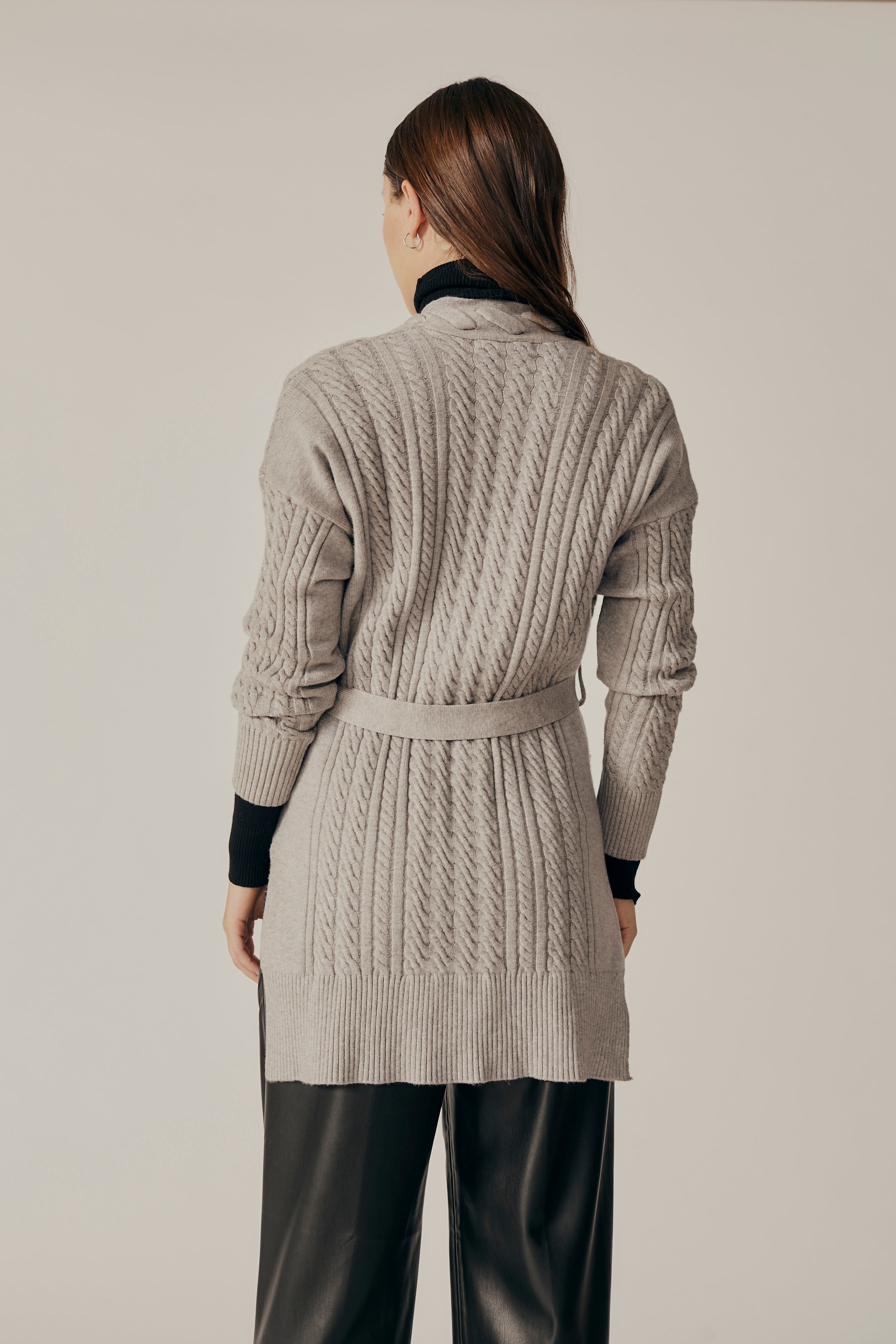 JUNIPERUS CABLE KNIT CARDIGAN