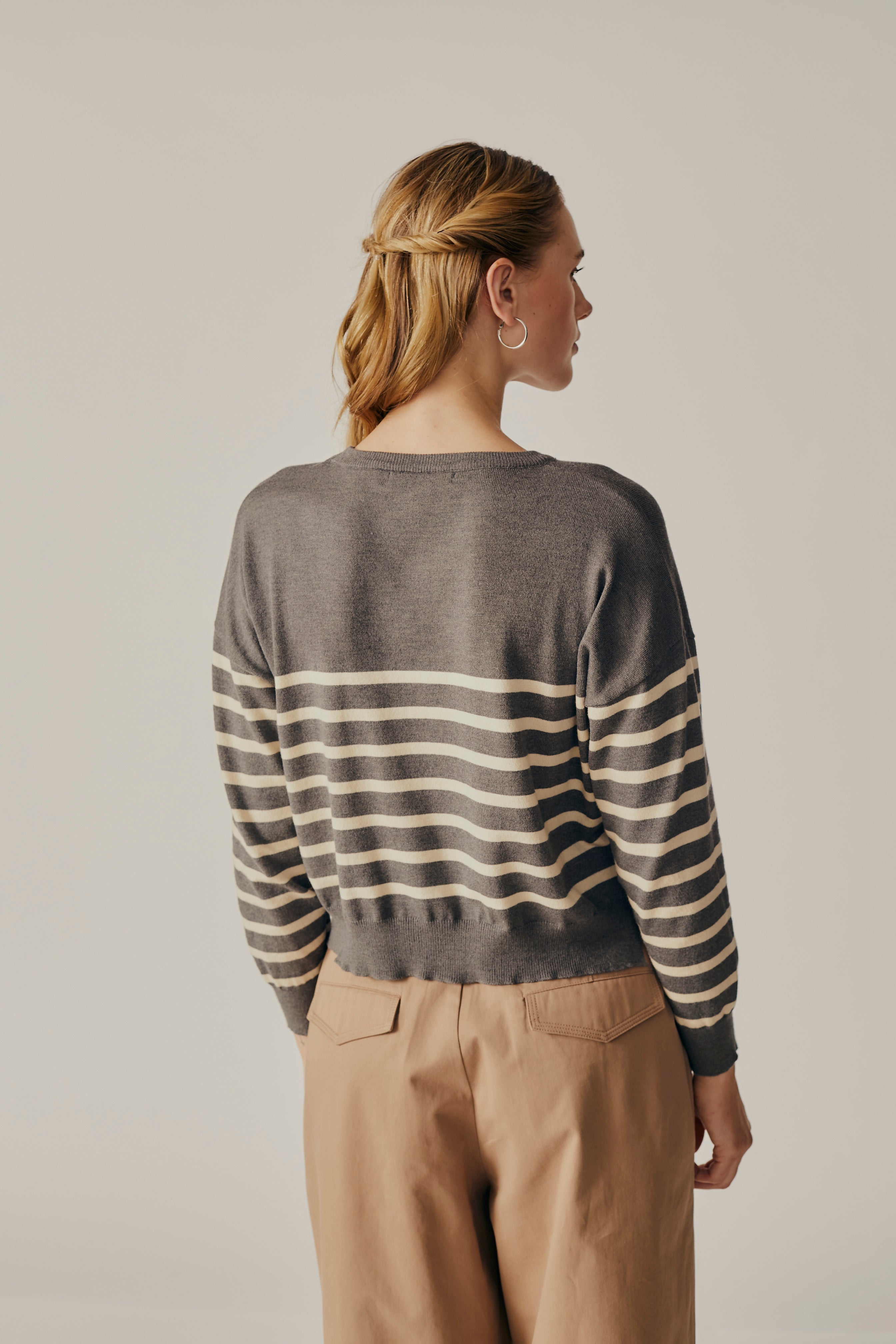 POLLY STRIPE SWEATER