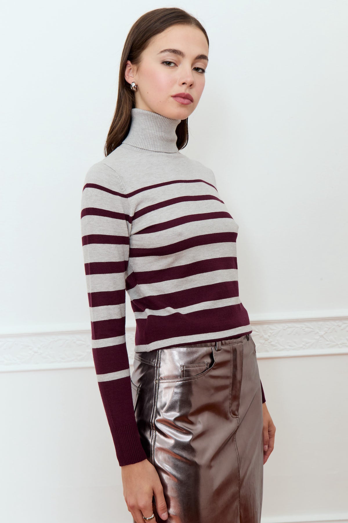 SILENE STRIPED SWEATER