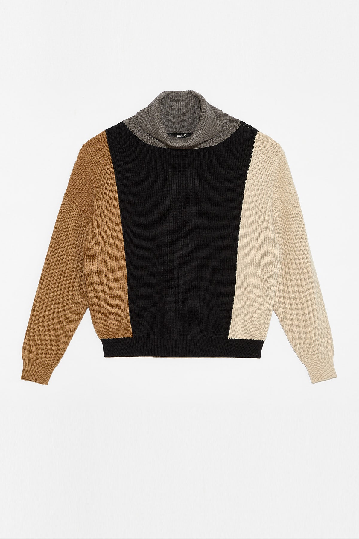 GARDENIA COLOR BLOCK SWEATER