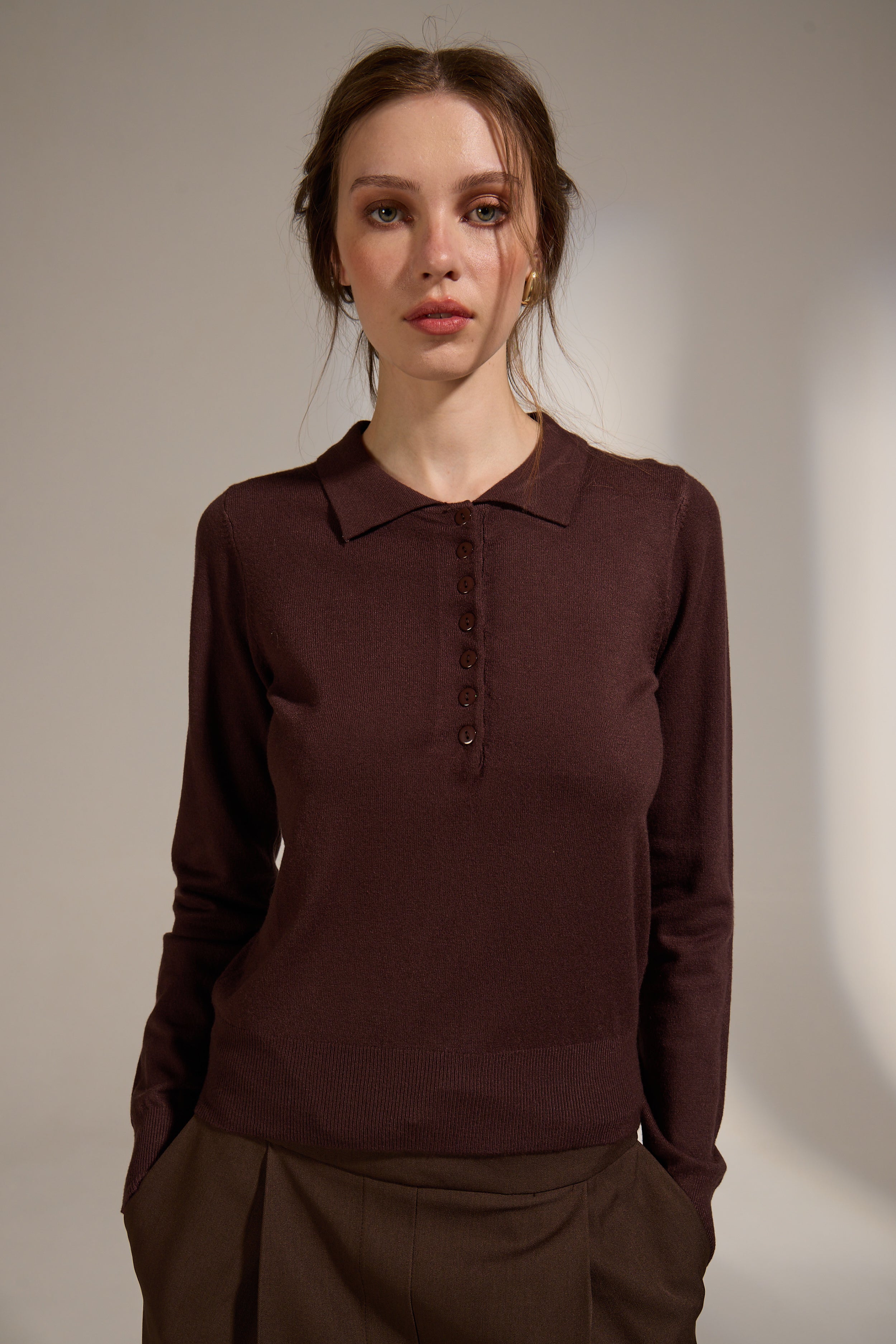 WONDER POLO SWEATER
